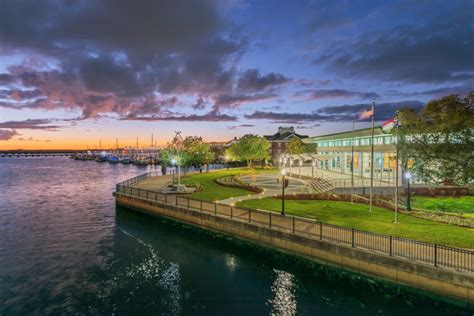 Water View Of The New Bern River Front Convention Center Barnhill