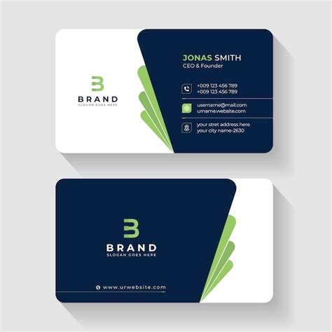 Premium Vector Creative Professional Corporate Business Card Template