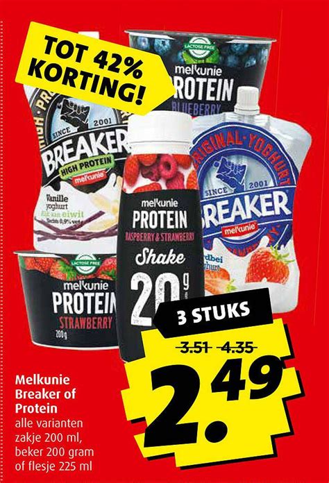 Melkunie Breaker Of Protein Aanbieding Bij Boni