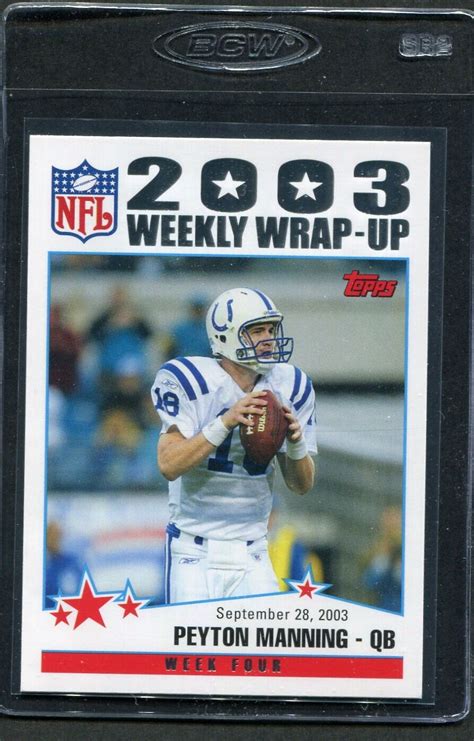 2004 Topps Peyton Manning 294 Colts EBay