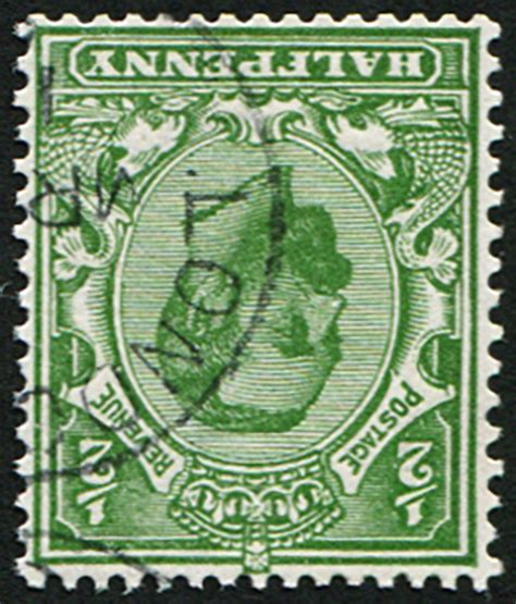 ½d SG 335wi wmk inv VFU part London CDS Embassy Philatelists