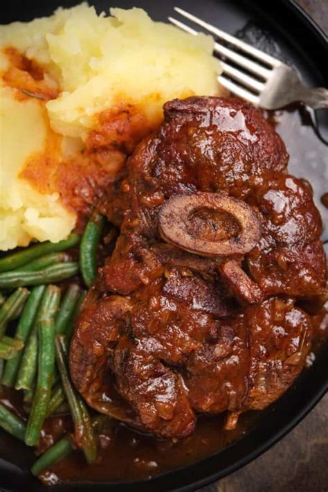 Braised Veal Osso Buco In Tomato Sauce Real Greek Recipes