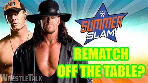 The Undertaker Vs John Cena Not Happening Wrestletalk