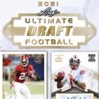 Boxes FIVE Autograph Cards Bx 2021 Leaf Ultimate Draft Football Box