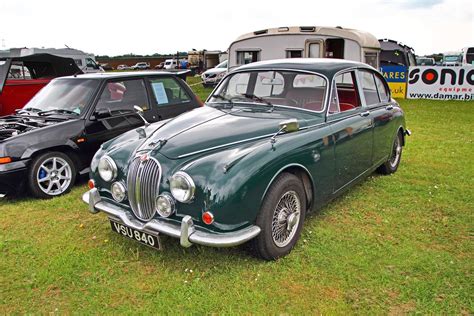 Jaguar A Jaguar Saloon Seen At Castle Combe Stuart Mitchell