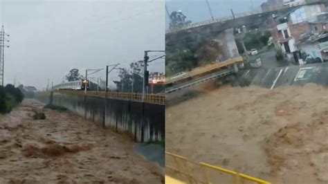 Fuertes Lluvias En El Valle De Aburrá Generan Creciente En El Río