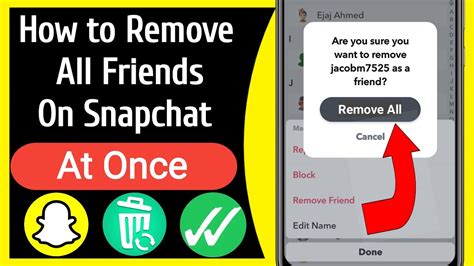 How To Remove All Friends On Snapchat Updated How To Remove