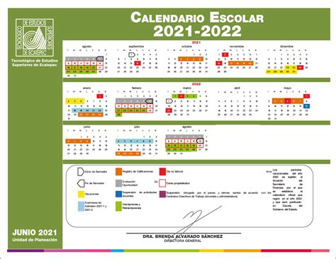 TESE Calendario de Inscripción y Reinscripción