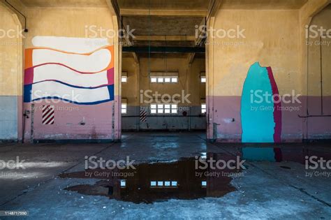 Interior Of Old Abandoned Warehouse Stock Photo - Download Image Now ...