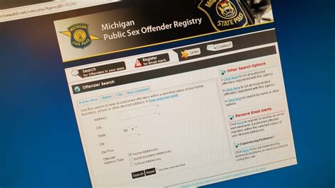 Aclu Sues Michigan Again Over Sex Offender Registry