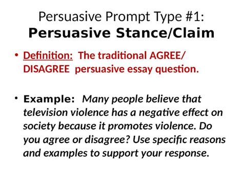 Pptx Persuasive Prompt Type Persuasive Stance Claim Dokumen Tips