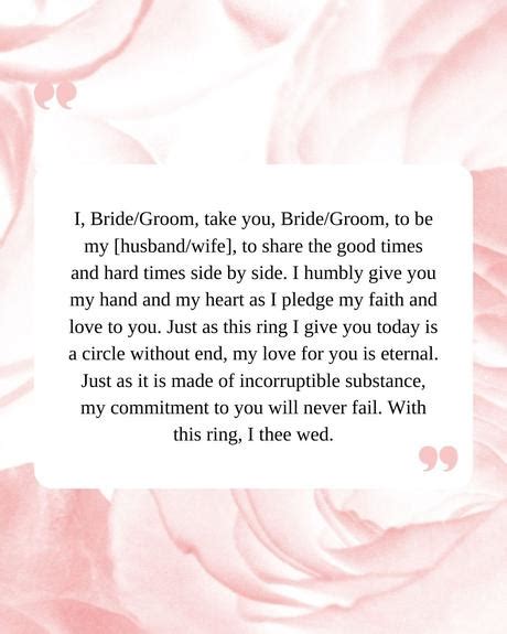 36 Wedding Vow Examples To Steal The Best Quotes Advice Paperblog