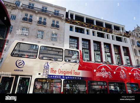 Open Top London Double Decker Tour Bus Stock Photo Alamy