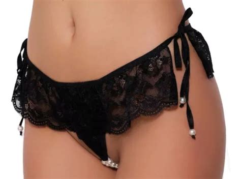 Calcinha Tailandesa Pérolas Lingerie Tanga Fio Dental