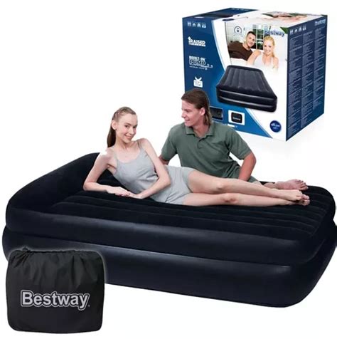 Colchon Inflable Plazas Inflador El Ctrico Bestway Lg Cuotas Sin