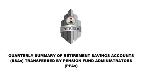 Update On RSA Transfer System RTS 3rd Quarter 2024 PensionNigeria