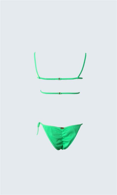 Bikini Nina Verde Neon Praia Brava