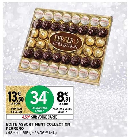 Offre Bo Te Assortiment Collection Ferrero Chez Intermarche Contact