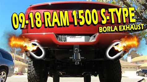 Borla S Type Exhaust Ram 1500 5 7Hemi YouTube