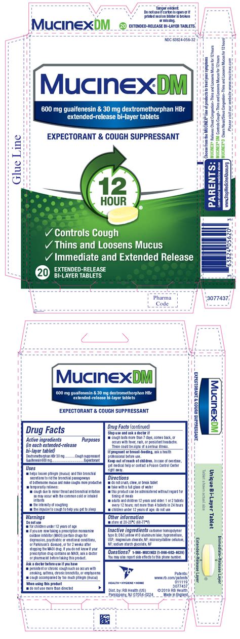 Mucinex Dm Fda Prescribing Information Side Effects And Uses