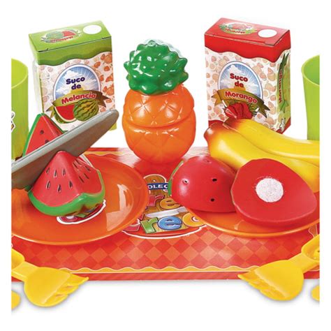 Brinquedo Iinfantil Cozinha Crec Crec Salada De Frutas Em Promo O Na