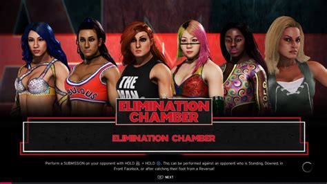 WWE 2K20 Divas Elimination Chamber PlayStation 4 PS4 Gameplay YouTube