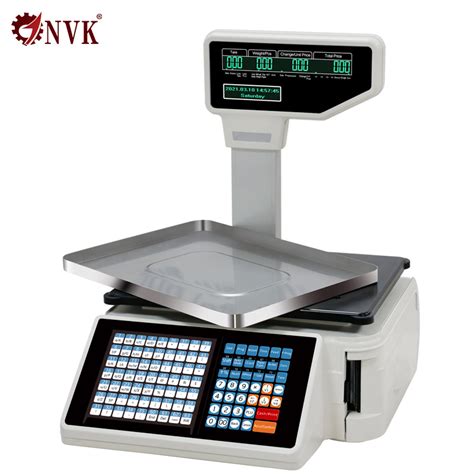 Nvk Label Printing Scale Tm A B Kg Kg Barcode Printing Weighing