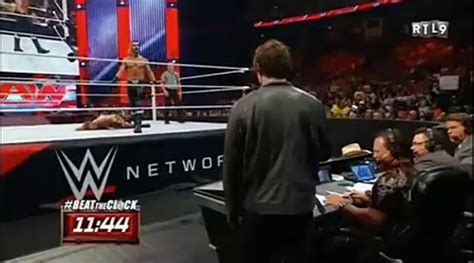 RTL9 RAW STEH ROLLINS VS HEAT SLATER BEAT OF CLOCK CHALLENGE Vidéo