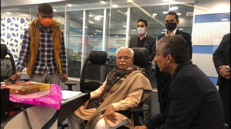 Haryana CM conducts surprise checks at offices of Gurugram civic body ...