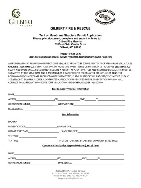 Fillable Online Gilbertaz Govhomeshowpublisheddocumentgilbert Fire