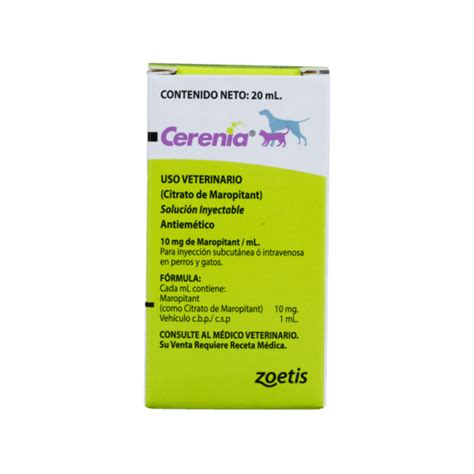 Zoetis Medicamento Cerenia X Mg X Ml Perros Y Gatos Pet A