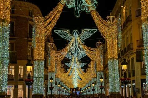 Cuenta Atr S Para La Navidad En M Laga De Las Luces De Calle Larios Al