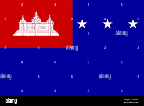 The Flag Of The Khmer Republic 1970-1975 R/vexillology