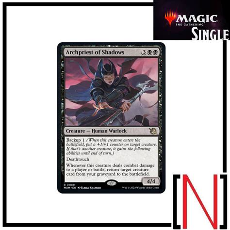 Mtg Single Mom Archpriest Of Shadows Rare