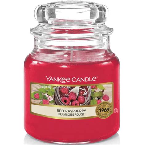 Yankee Candle Classic Small Jar 104g Red Raspberry Colour Zone Cosmetics