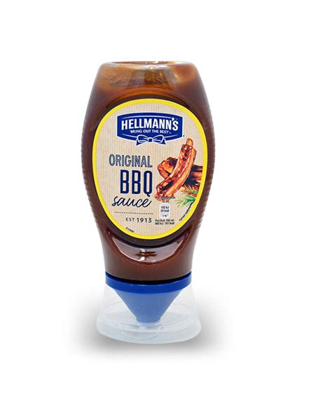 Hellmanns Bbq Sauce Ml Ionion Market Supermarket Delivery Corfu