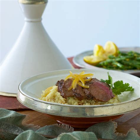 Moroccan Spiced Lamb Preserved Lemon Risotto Bitton