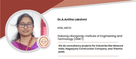 Gokaraju Rangaraju Institute Of Engineering And Technology Dr A Anitha