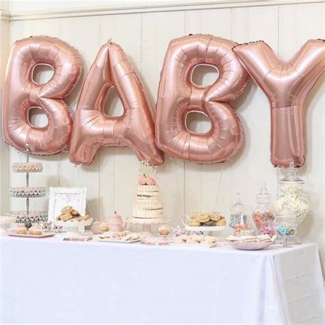 40 Metallic Rose Gold Mylar Balloons