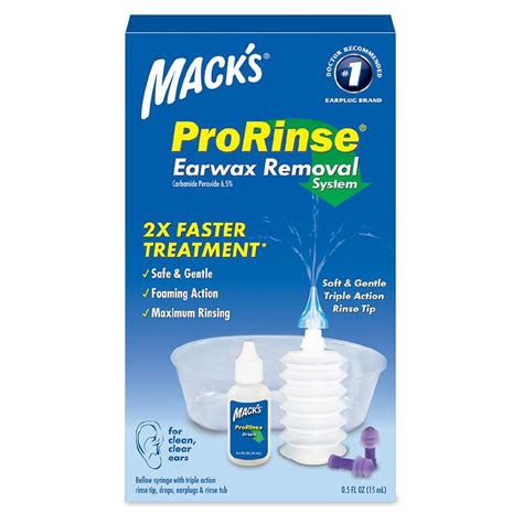 Mack S Pro Rinse Earwax Removal Kit Walgreens