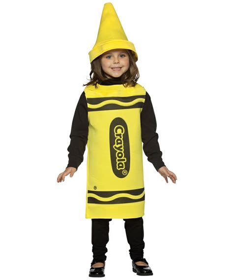 Crayola Yellow Costume - Child Costume - Crayola Costumes