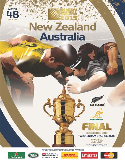 Rugby World Cup 2015 Programmes On Behance