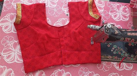 Four Tucks Blouse Ki Cutting And Stitching Belt Blouse Stitching Easy