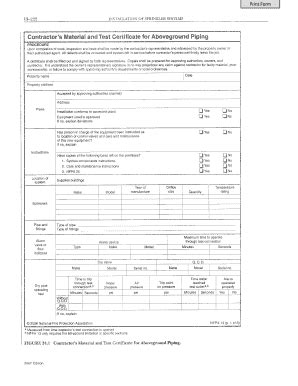 Fillable Online Contractor S Material And Test Certificate For