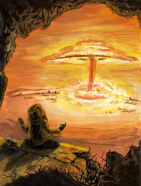 Nuclear Meditation | Apocalypse art, Nuclear art, Post apocalyptic art