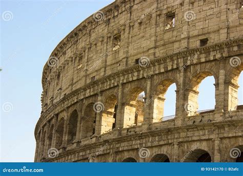 The Colosseum A Famous Gladiator Arena Stock Photo