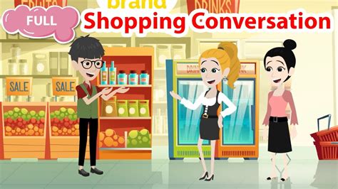 Basic English Shopping Conversation Shopping Speaking Practice English Conversation Practice