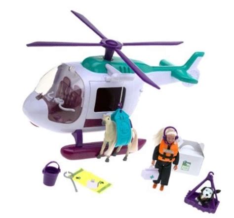 Animal Hospital Air Rescue Ambulance Helicopter Playset Prince The