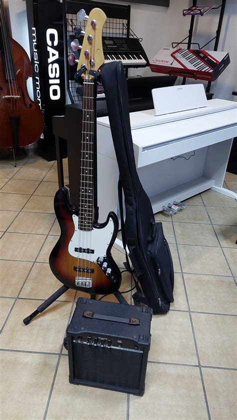 Gitara Basowa Stagg Wzmacniacz i Pokrowiec ZESTAW Żywiec OLX pl