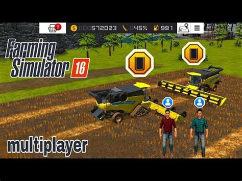 Fs16 Multiplayer Gameplay How To Harvest Wheats Farming Simulator